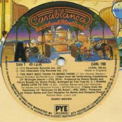 Randy Brown - Randy Brown - The Next Best Thing To Being There - Casablanca