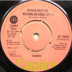 Tavares - Tavares - Heaven Must Be Missing An Angel - Capitol