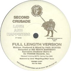 Second Crusade - Second Crusade - Love And Happiness - Freeze