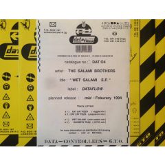 The Salami Brothers - The Salami Brothers - Wet Salami EP - Dataflow Music