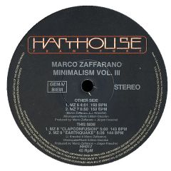 Marco Zaffarano - Marco Zaffarano - Minimalism Volume 3 - Harthouse