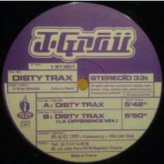 J-Grau - J-Grau - Disty Trax - Pro-Zak Trax