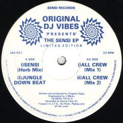 Original DJ Vibes - Original DJ Vibes - The Sensi EP - Sensi