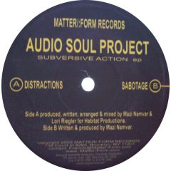 Audio Soul Project - Audio Soul Project - Subversive Action EP - Matterform