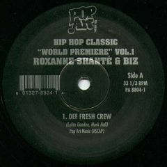 Roxanne Shante - Roxanne Shante - Runaway / Def Fresh Crew - Pop Art