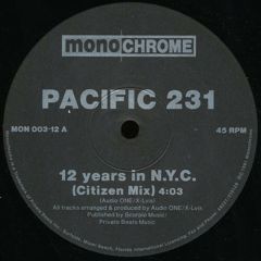 Pacific 231 - Pacific 231 - 12 Years In N.Y.C. - Monochrome Recordings