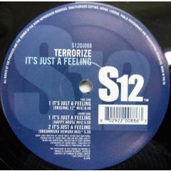 Terrorize - Terrorize - It's Just A Feeling - S12 Simply Vinyl