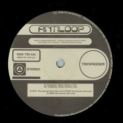 Antiloop - Antiloop - Trespasser - Stockholm