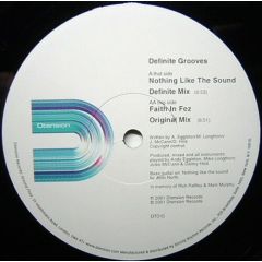 Definite Grooves - Nothing Like The Sound - Dtension 