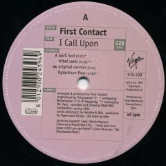 First Contact - First Contact - I Call Upon - Virgin