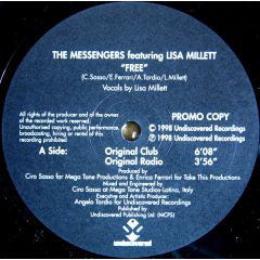 Messengers Ft Lisa Millett - Messengers Ft Lisa Millett - Free - Undiscovered