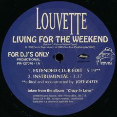Louvette - Louvette - Living For The Weekend - Private I Records