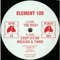 Element 109 - Element 109 - The Vice - Bishbosh Records