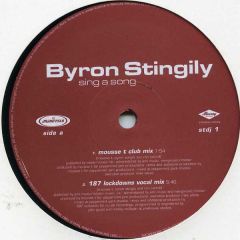 Byron Stingily  - Byron Stingily  - Sing A Song - Manifesto