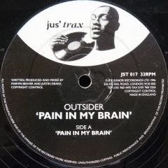 Outsider - Outsider - Pain In My Brain - Jus Trax