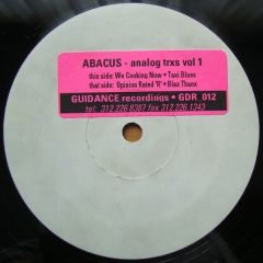 Abacus - Abacus - Analog Trks Vol One - Guidance Recordings