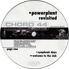 Roy Davis Jr. / DJ Sneak - Roy Davis Jr. / DJ Sneak - Powerplant Revisited (Page One) - Chord 44 Records