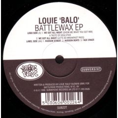 Louie Balo - Louie Balo - Battlewax EP - Subversive