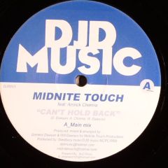 Midnite Touch - Midnite Touch - Can't Hold Back - DJD Music