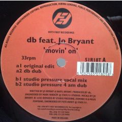 Db Ft Jo Bryant - Db Ft Jo Bryant - Movin' On - Fifty First