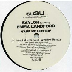 Avalon Feat Emma Landford - Avalon Feat Emma Landford - Take Me Higher - Susu