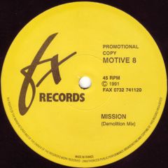 Motive 8 - Motive 8 - On A Mission - Fx Records