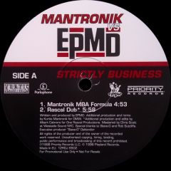 Mantronik Vs. Epmd - Mantronik Vs. Epmd - Strictly Business - Priority Records