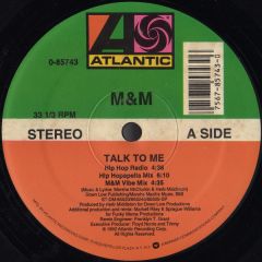 M & M - M & M - Talk To Me - Atlantic