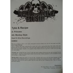 Tyke & Recipe - Tyke & Recipe - Princess - Dead Or Alive