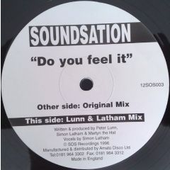 Soundstation - Soundstation - Do You Feel It - Sos03