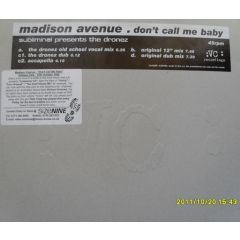 Madison Avenue - Madison Avenue - Don't Call Me Baby (Remix) - Vc Recordings