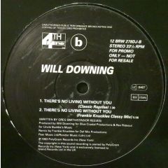 Will Downing - Will Downing - There's No Living Without You - 4th & Broadway
