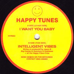 Happy Tunes - Happy Tunes - I Want You Baby / Intelligent Vibes - Happy Vibes Recordings