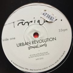 Urban Revolution - Urban Revolution - Gospel Song / Back 2 Black - Muzique Tropique