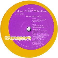 Johann Yogi Willenberg - Johann Yogi Willenberg - You Got Me - Transport