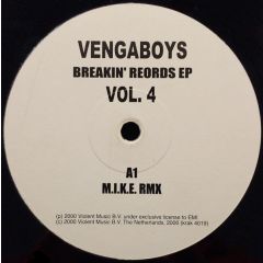 Vengaboys - Vengaboys - Breakin' Records EP Vol.4 - Violent
