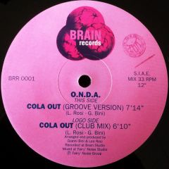 O.N.D.A - O.N.D.A - Cola Out - Brain Recordings