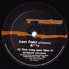 Len Faki Presents Shit - Len Faki Presents Shit - Tha Way You Like It - Tide NS