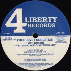Free Love Foundation - Free Love Foundation - Watching You (Watching Me) - 4 Liberty
