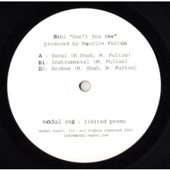 Bibi Ft Maurice Fulton - Bibi Ft Maurice Fulton - Don't You See - Modal Music 2