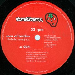 Sons Of Bo'Dan - Sons Of Bo'Dan - The Herbal Remedy EP - Strawberry