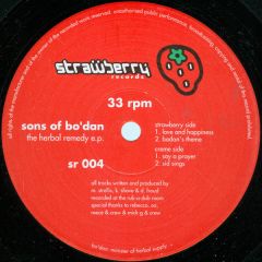 Sons Of Bo'Dan - Sons Of Bo'Dan - The Herbal Remedy EP - Strawberry