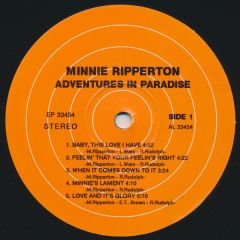 Minnie Ripperton - Minnie Ripperton - Adventures In Paradise - Soul Legends