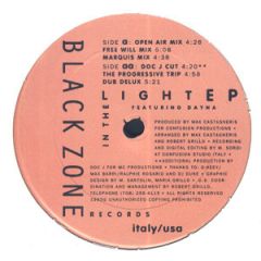 Max Castagneris - Max Castagneris - In The Light EP - Black Zone