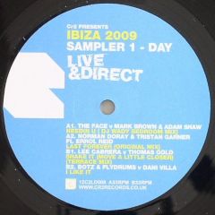Cr2 Records Presents - Live & Direct (Ibiza 2009) (Sampler One) - CR2