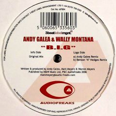Andy Galea & Wally Montana - Andy Galea & Wally Montana - BIG - Audiofreaks