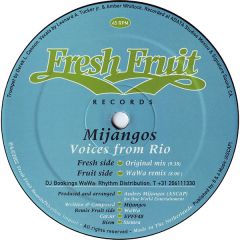 Mijangos - Mijangos - Voices From Rio - Fresh Fruit Records