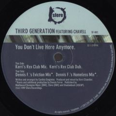 Third Generation Ft Chavell - Third Generation Ft Chavell - You Don't Live Here Anymore - Sfere