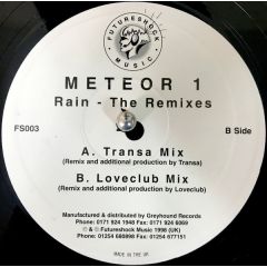 Meteor 1 - Meteor 1 - Rain - The Remixes - Futureshock Music