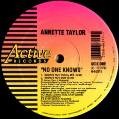 Annette Taylor - Annette Taylor - No One Knows - Active 